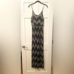 Black and white maxi dress from Nordstrom